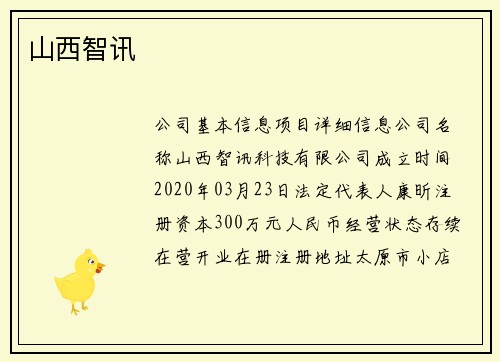 山西智讯